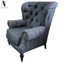 WINGBACK CHAIR AND OTTOMAN