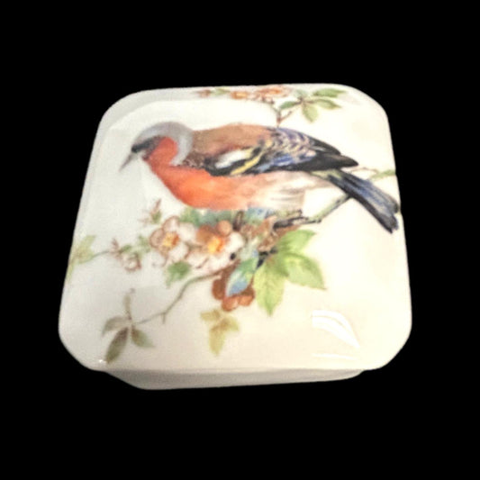 Limoges Bird Ring Box
