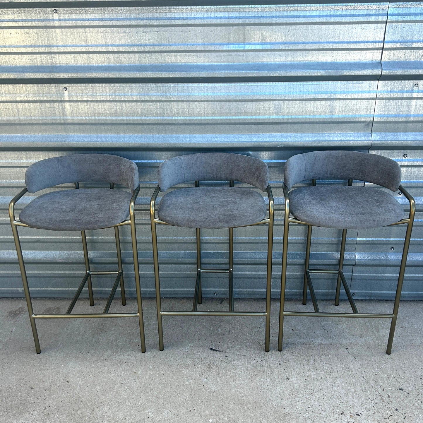 Set of 3 West Elm Bar Stools