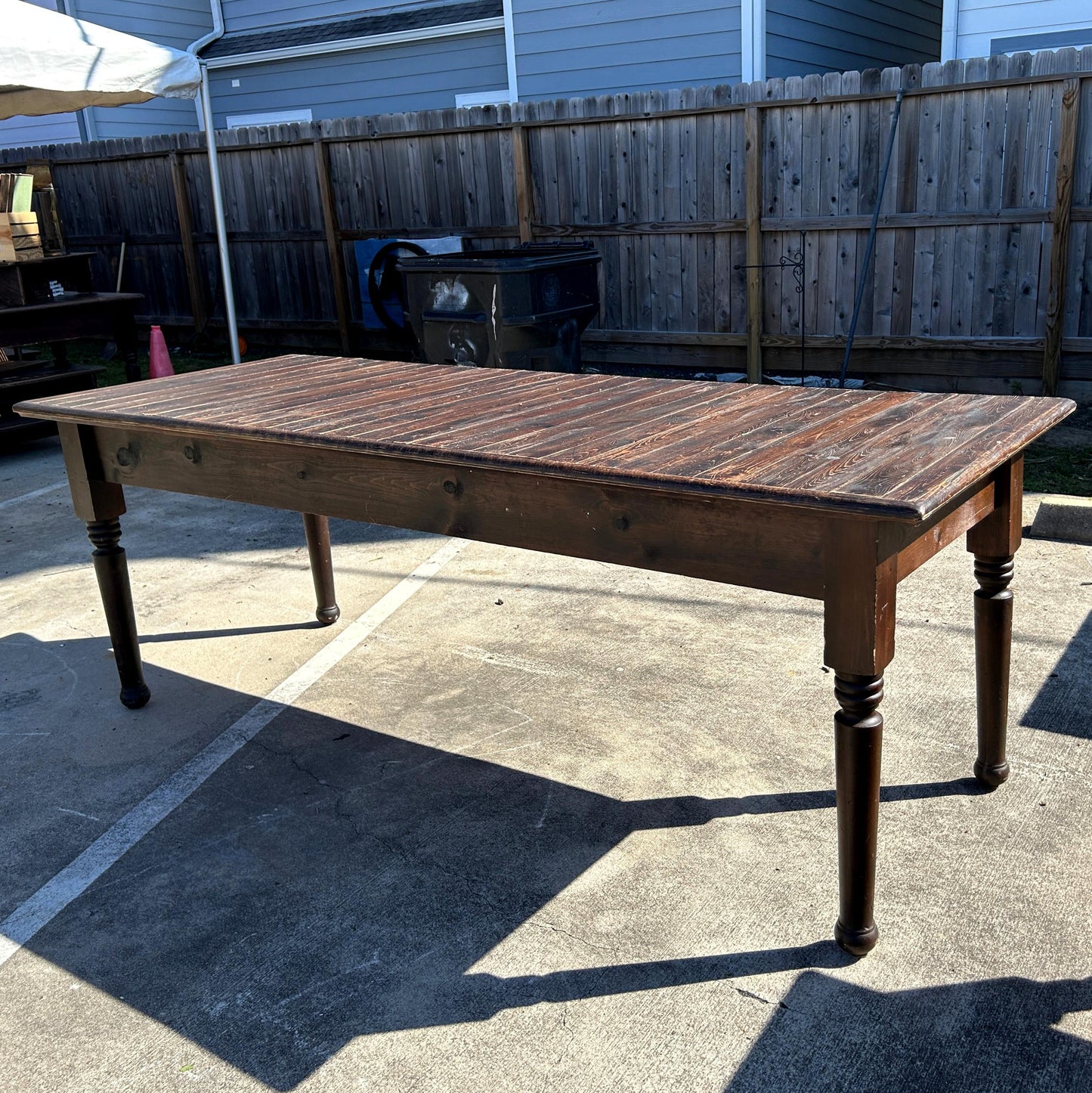 Dark Pine Table