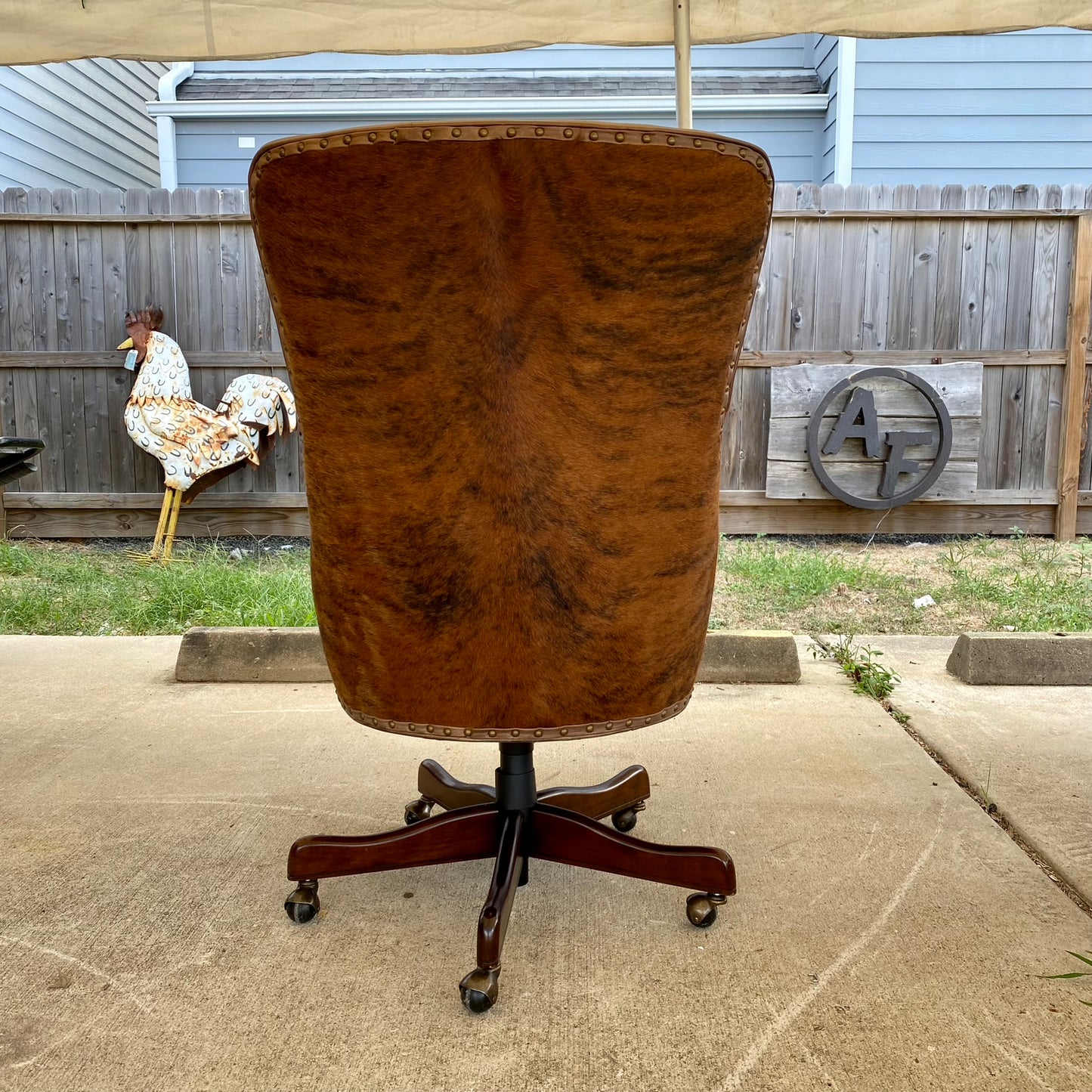 Cowhide Office Chair