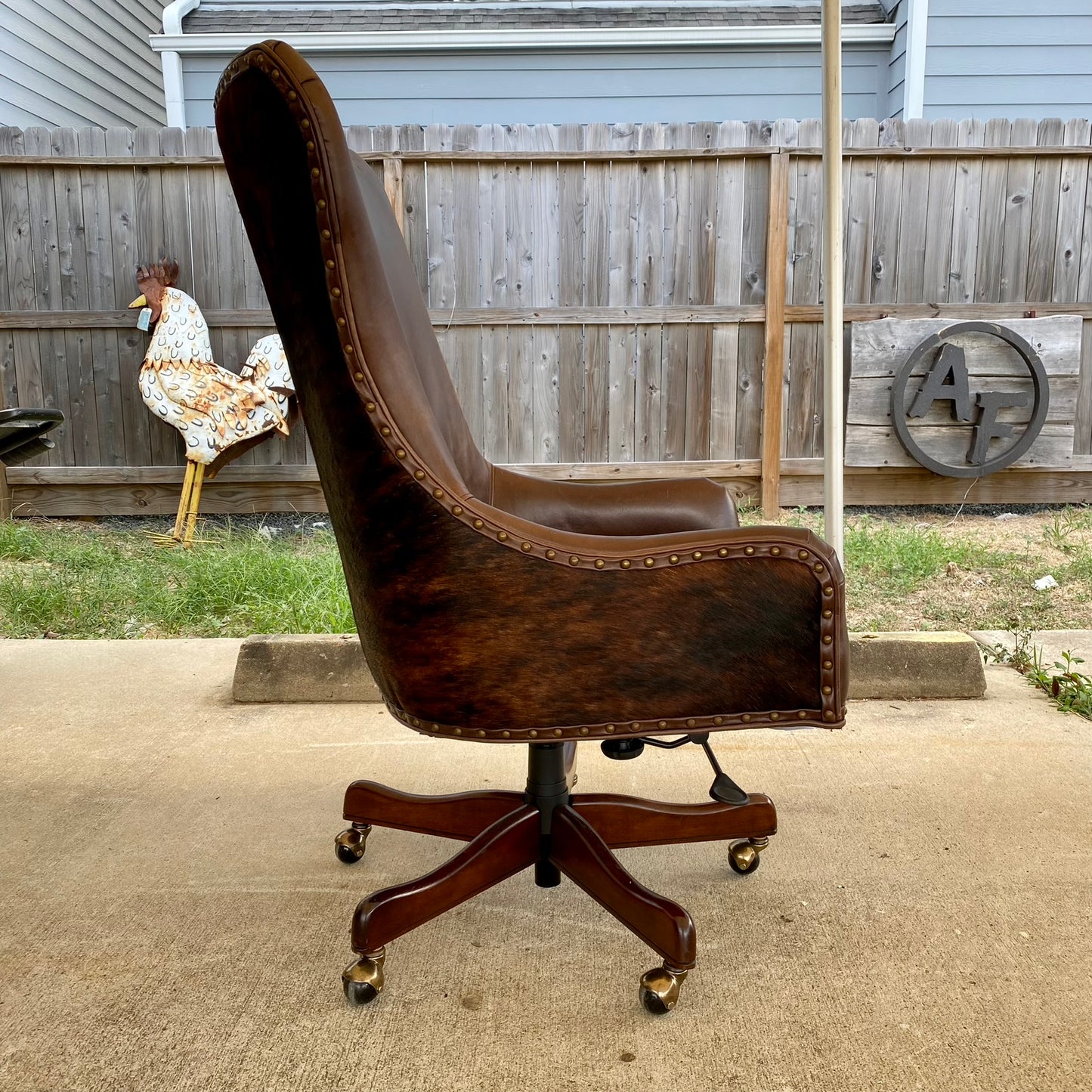 Cowhide Office Chair