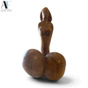 VINTAGE HAND-CARVED MALE & FEMALE FERTILITY SCULPTURE