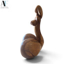 VINTAGE HAND-CARVED MALE & FEMALE FERTILITY SCULPTURE