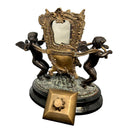 BRONZE CHERUB CENTERPIECE