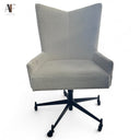 CB2 BOUCLE OFFICE CHAIR