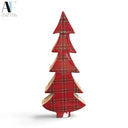 TALL PLAID CHRISTMAS TREE