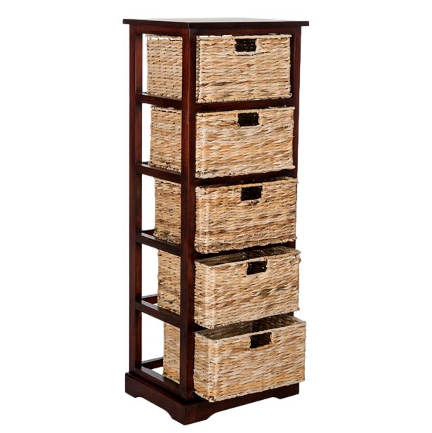 Vedette 5 Wicker Basket Storage Tower