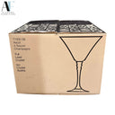 MIKASA CRYSTAL MARTINI  GLASSES (SET OF 4)