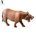 WOODEN LEOPARD