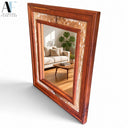 DEER HIDE FRAMED MIRROR