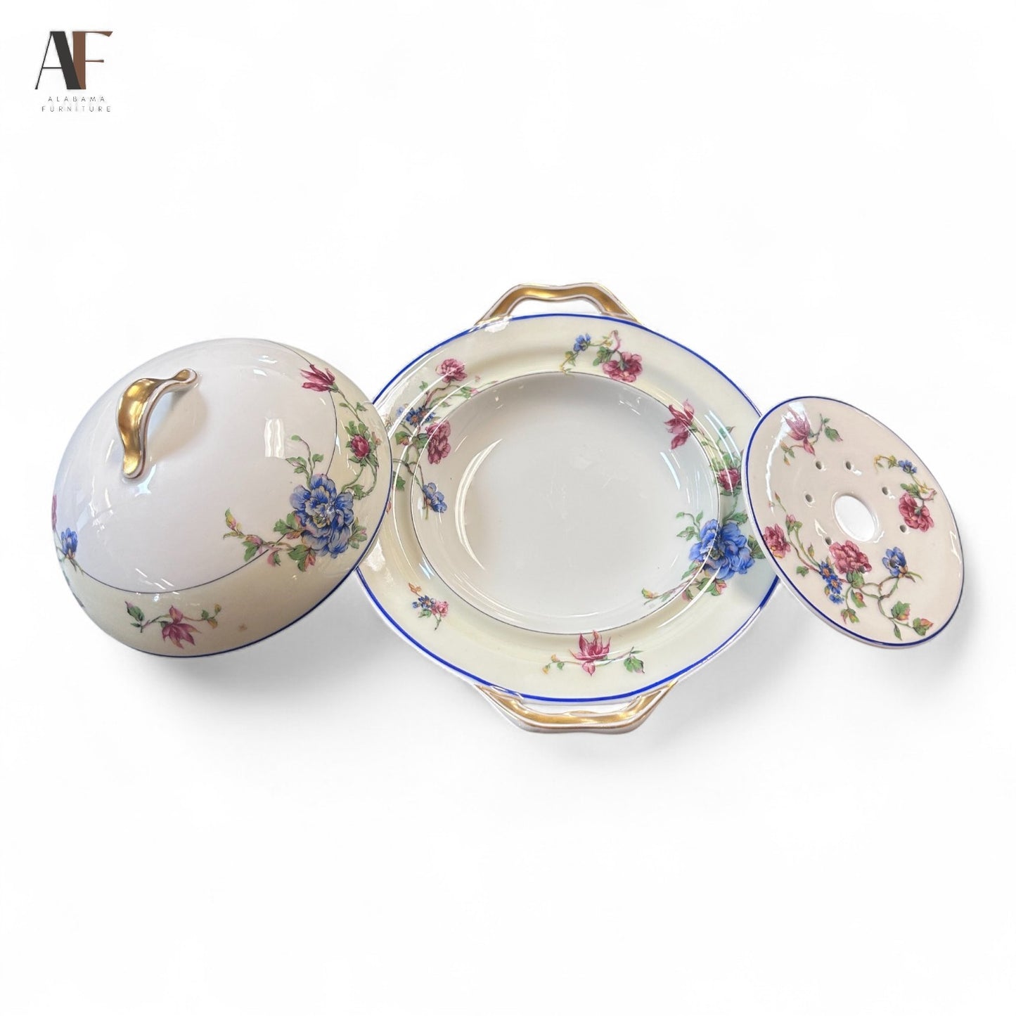 HAVILAND COVERED BUTTER DISH