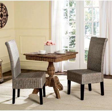 Arjun 18" H Wicker Chair Set of 2