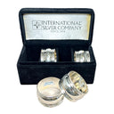 INTERNATIONAL SILVER COMPANY RING NAPKIN HOLDERS (SET OF 4)