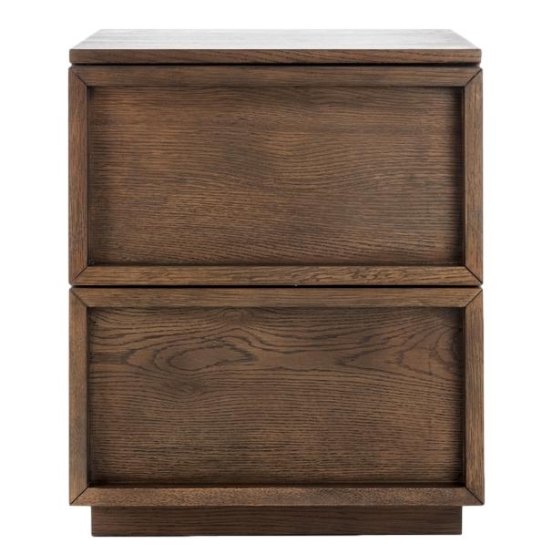 Zeus 2 Drawer Nightstand