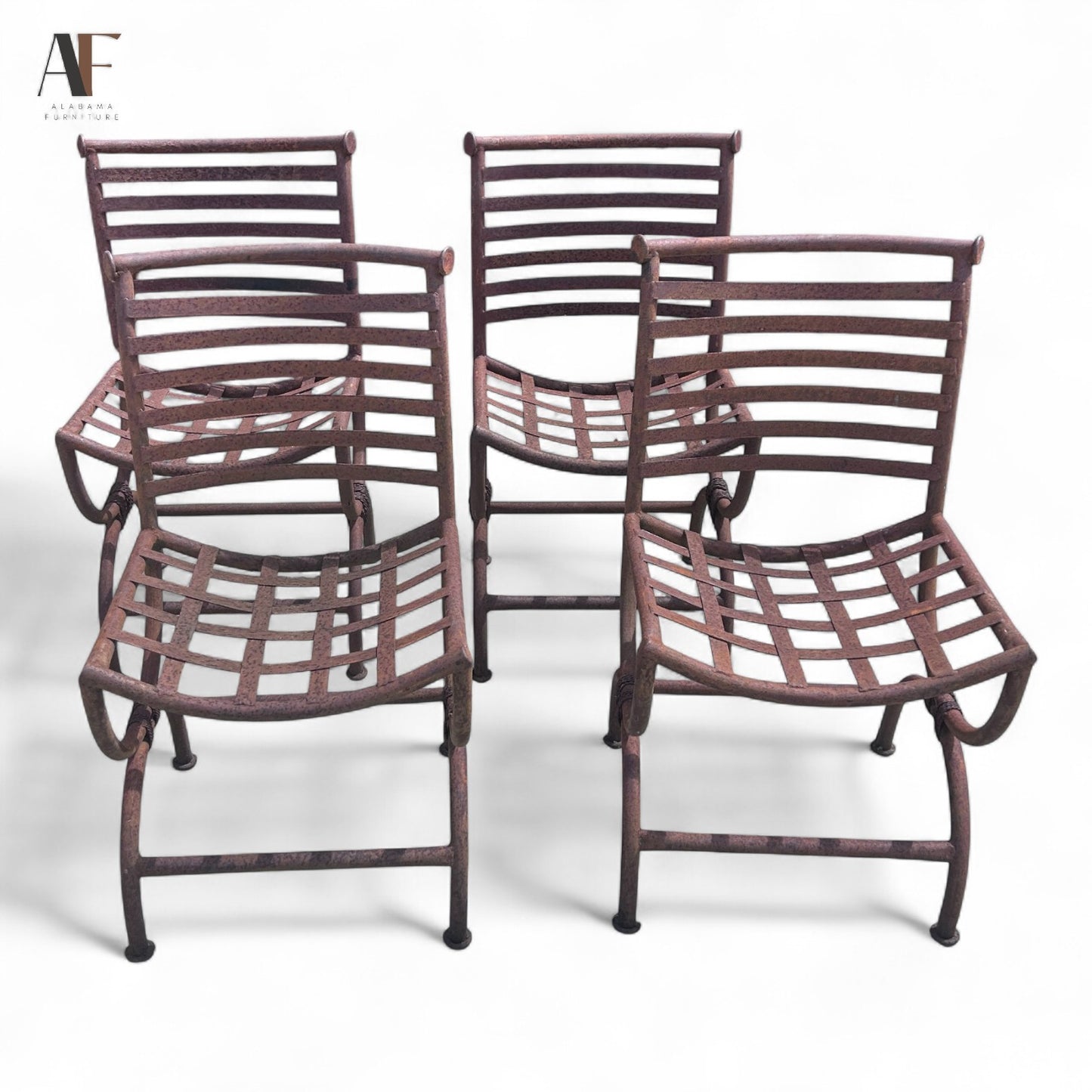 IRON CHAIRS (SET OF 4)