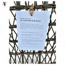 WICKER BARSTOOLS (SET OF 4)