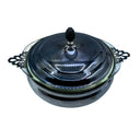 THE SHEFFIELD SILVER CO. CASSEROLE SERVING DISH