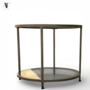 GLASS END TABLE