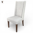 WEST ELM HIGH BACK CHAIRS (PAIR)