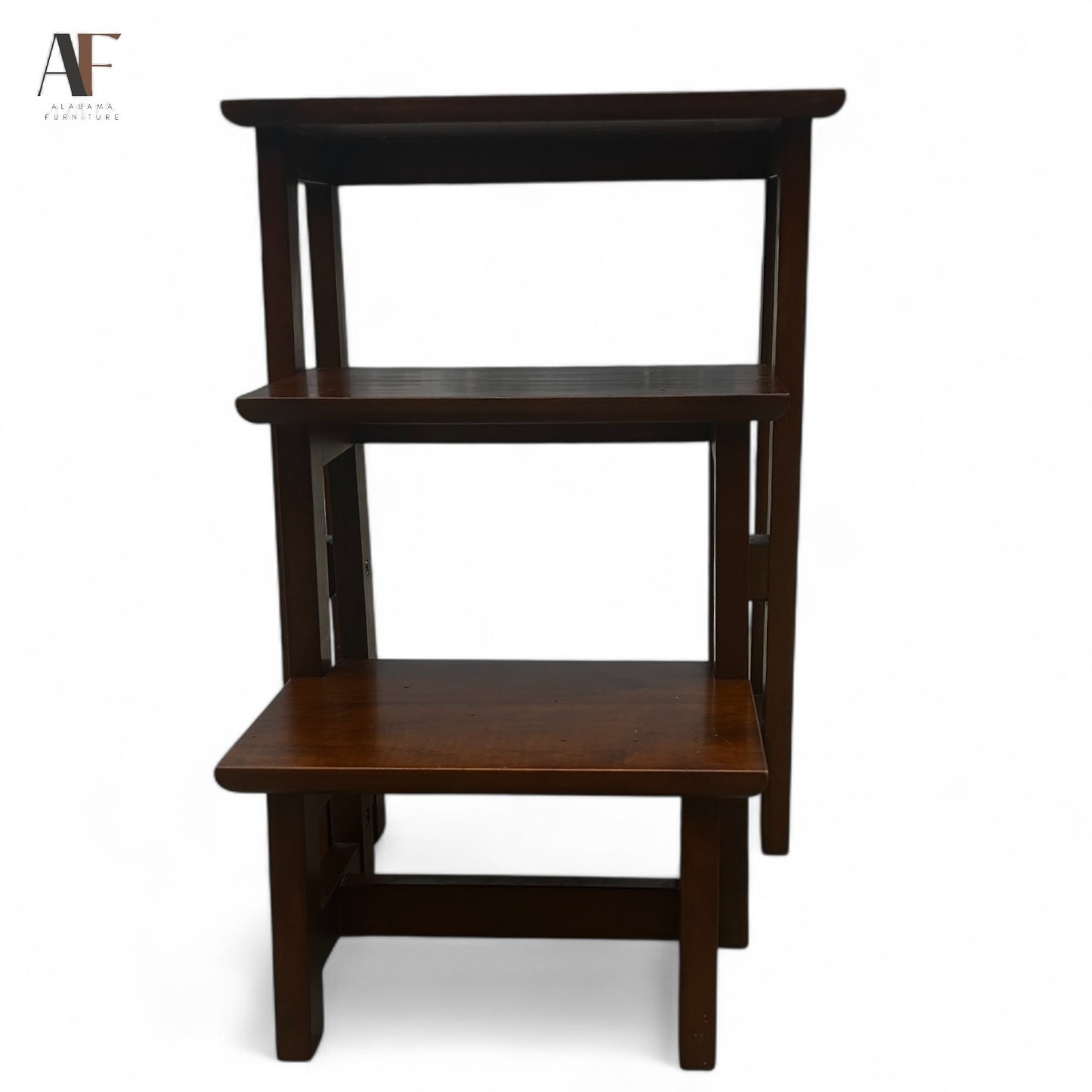 WOODEN FOOT STOOL (STAIR STEP)