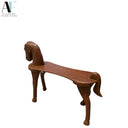 WOOD HORSE BENCH