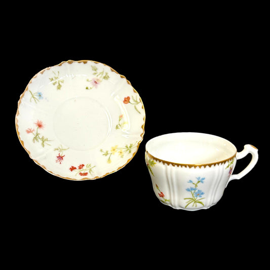 Theo Haviland Mont-Mery Limoges Cup & Saucer
