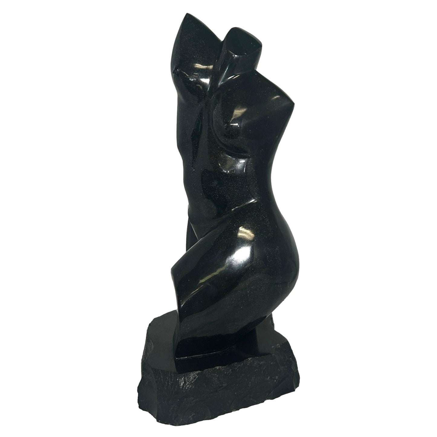 Black Marble Bust Sculpture