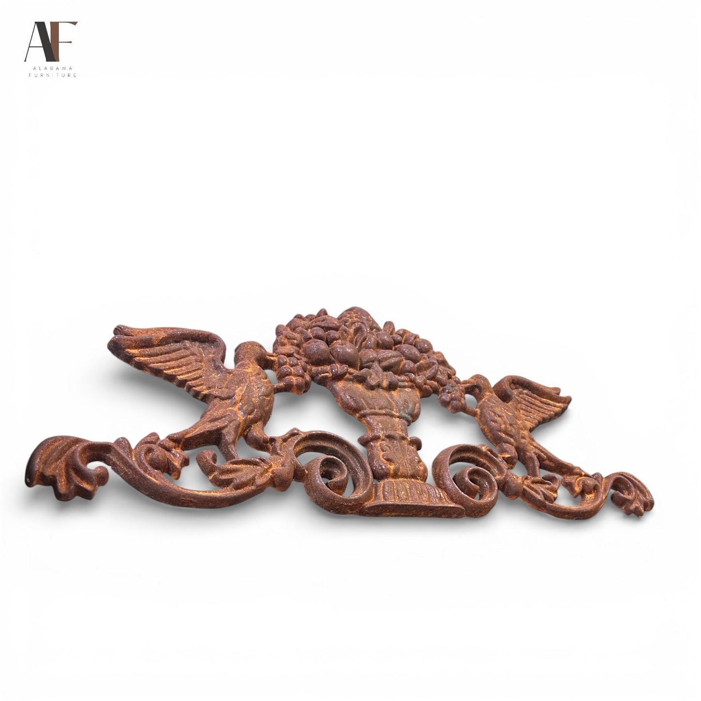 ANTIQUE CAST IRON BIRD WALL DECOR