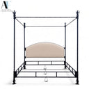KING IRON FOUR POSTER BED