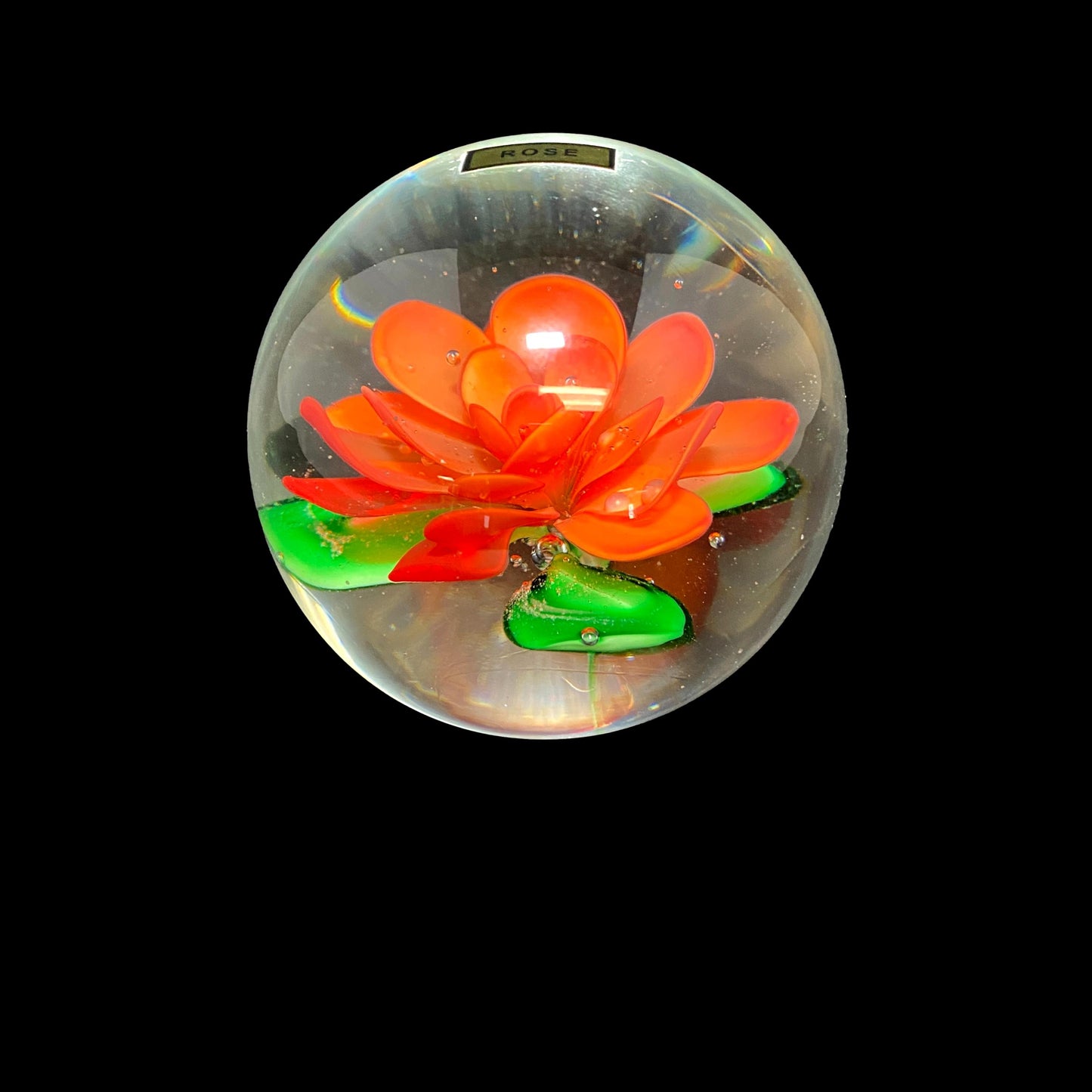 Rose Paperweight