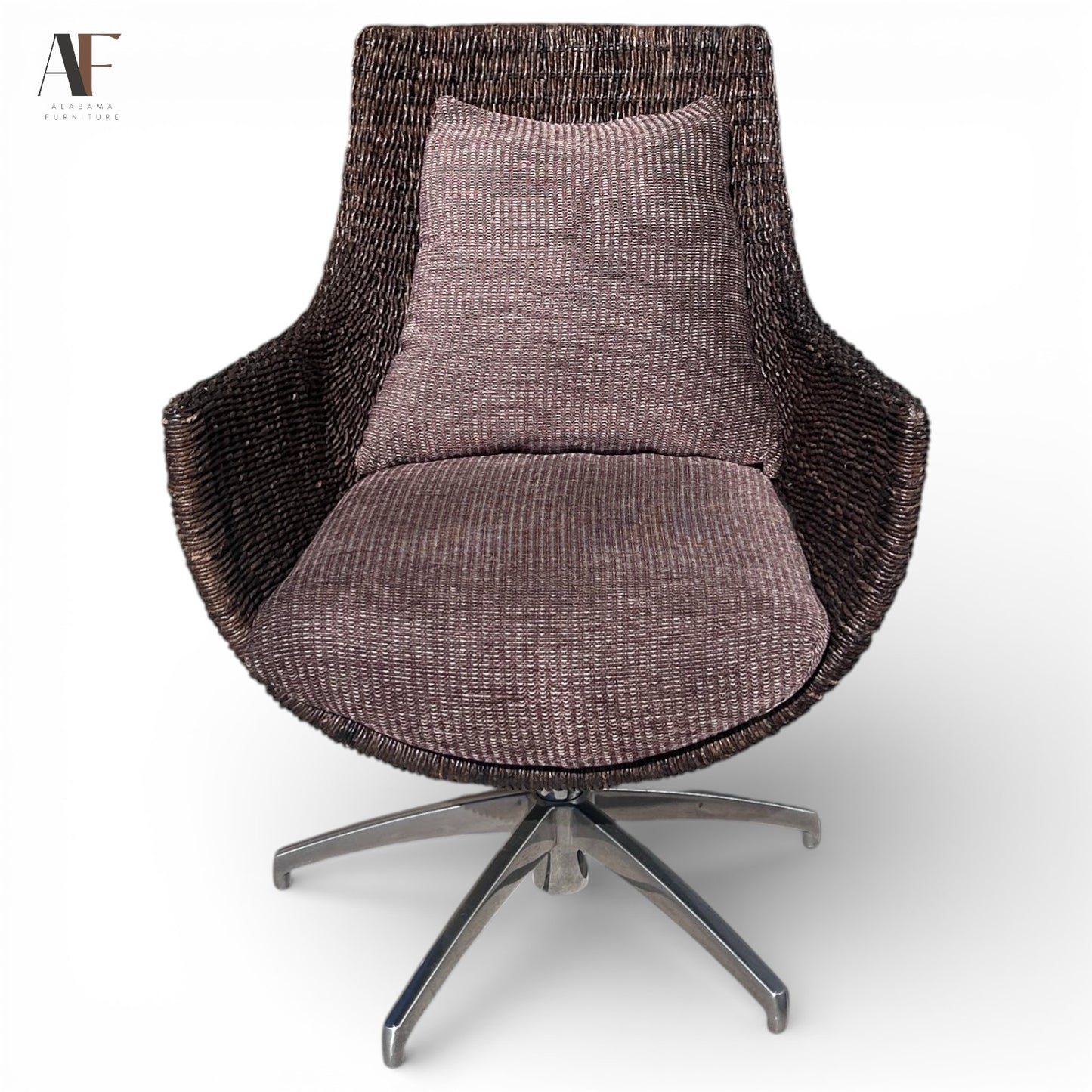WICKER SWIVEL CHAIR