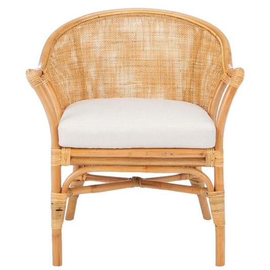 Dustin Rattan Accent Chair W / Cushion