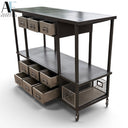 INDUSTRIAL BAR CART