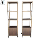 BOOKCASES (PAIR)