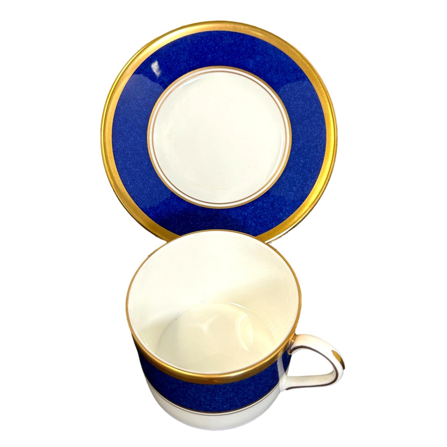 Coalport China Athlone-Blue Cup & Saucer