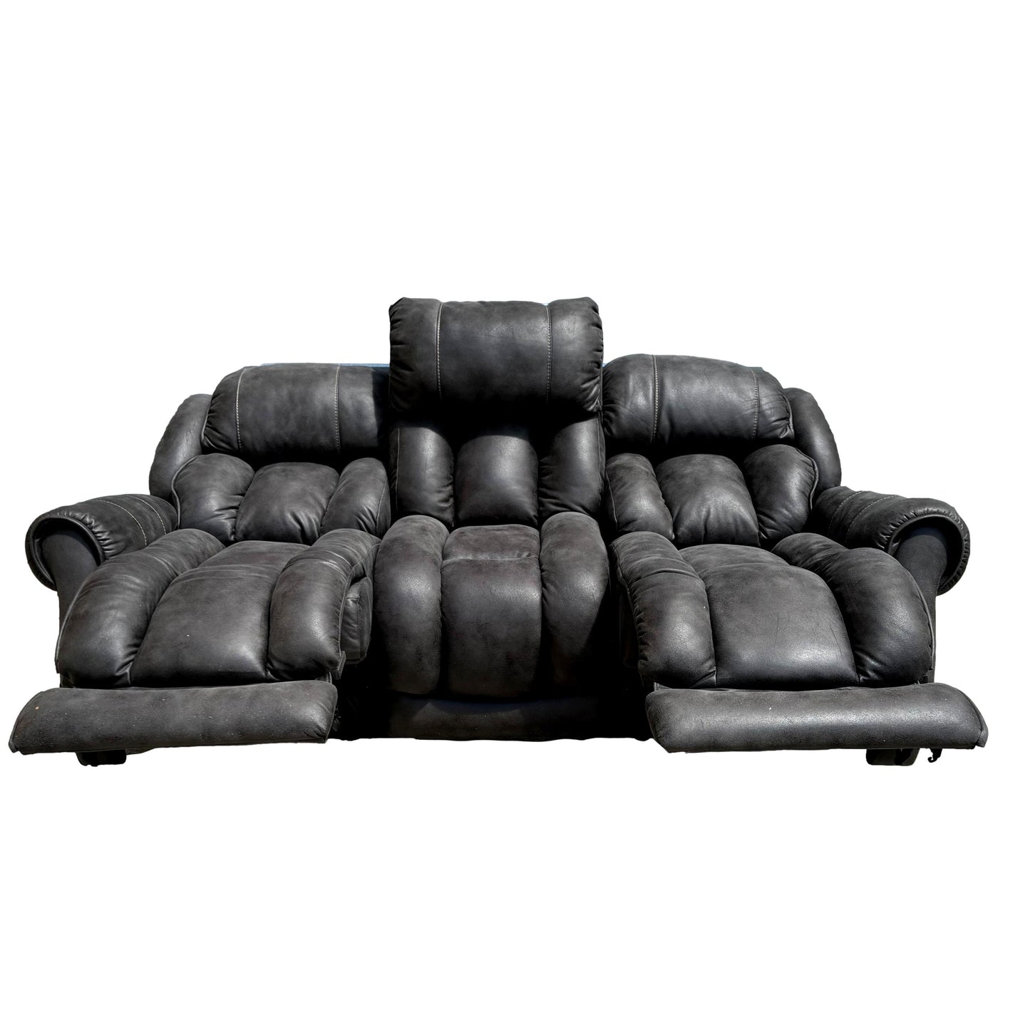 Gray Power Reclining Sofa