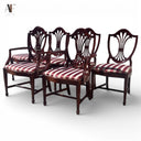 DUNCAN  PHYFE  DINING TABLE W/ 6 CHAIRS