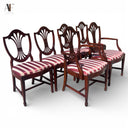DUNCAN  PHYFE  DINING TABLE W/ 6 CHAIRS