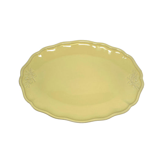 Yellow Oval Platter