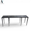 CRATE AND BARREL STEELE CONSOLE