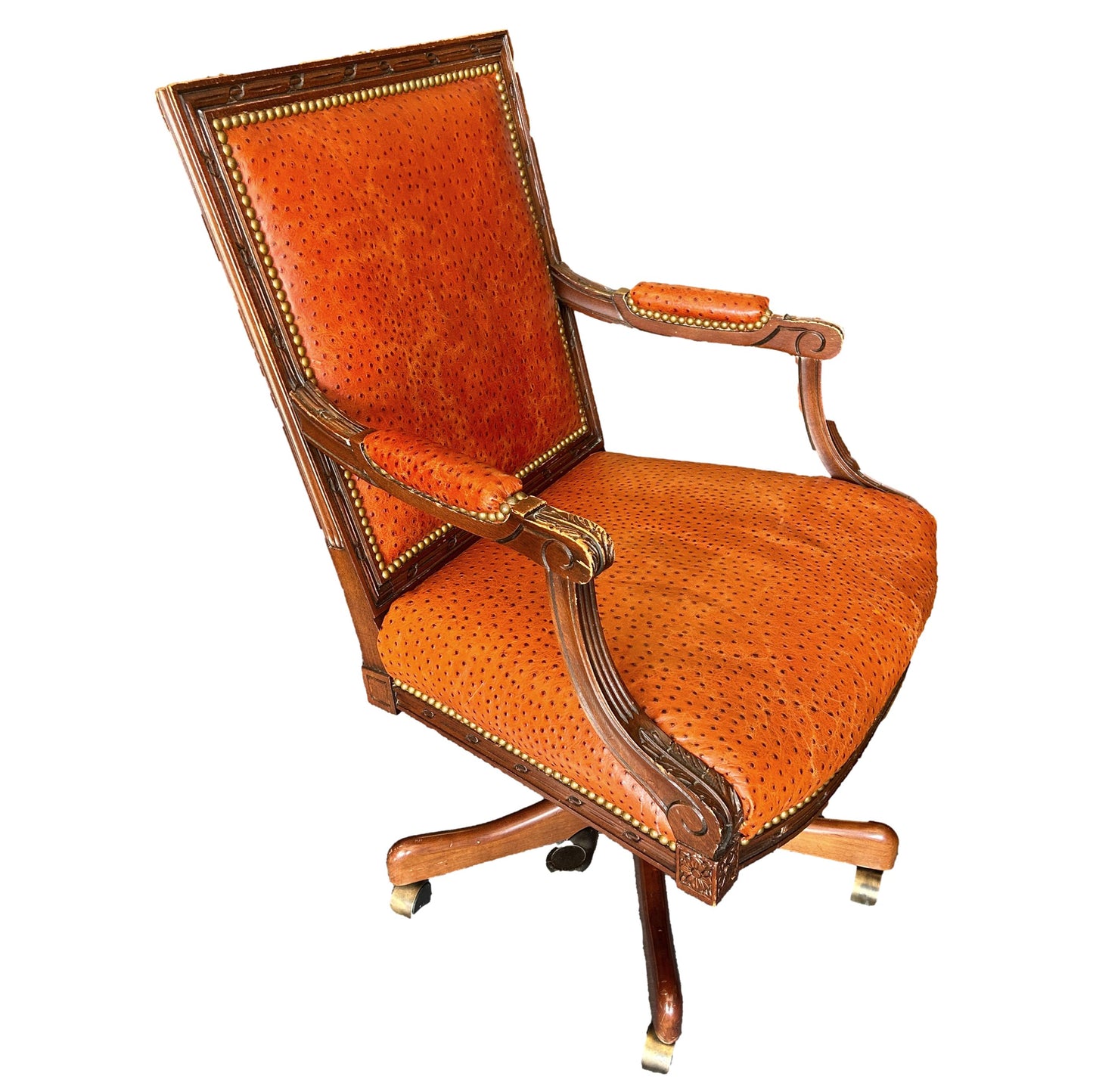 Embossed  Leather Office Chair