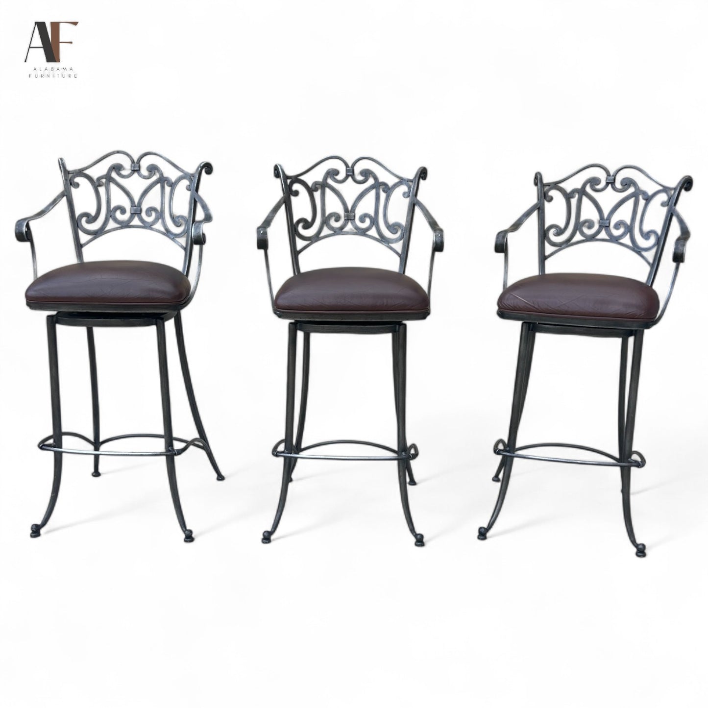 SWIVEL BARSTOOLS ( SET OF 3)