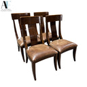 LEATHER DINING CHAIRS (SET OF 4)