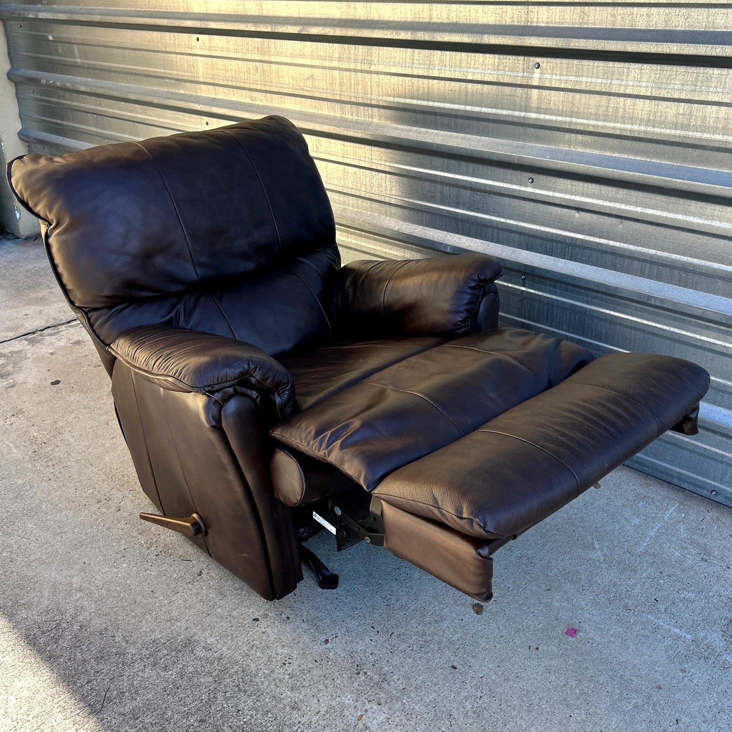 Leather Rocking Recliner