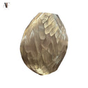 HAMMERED ALUMINUM VASE