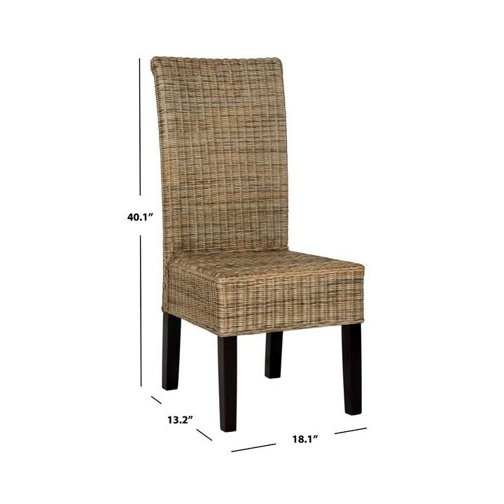 Set of 4 Arjun 18" H Wicker