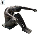 FRENCH BRONZE SCULPTURE COFFEE TABLE BASE