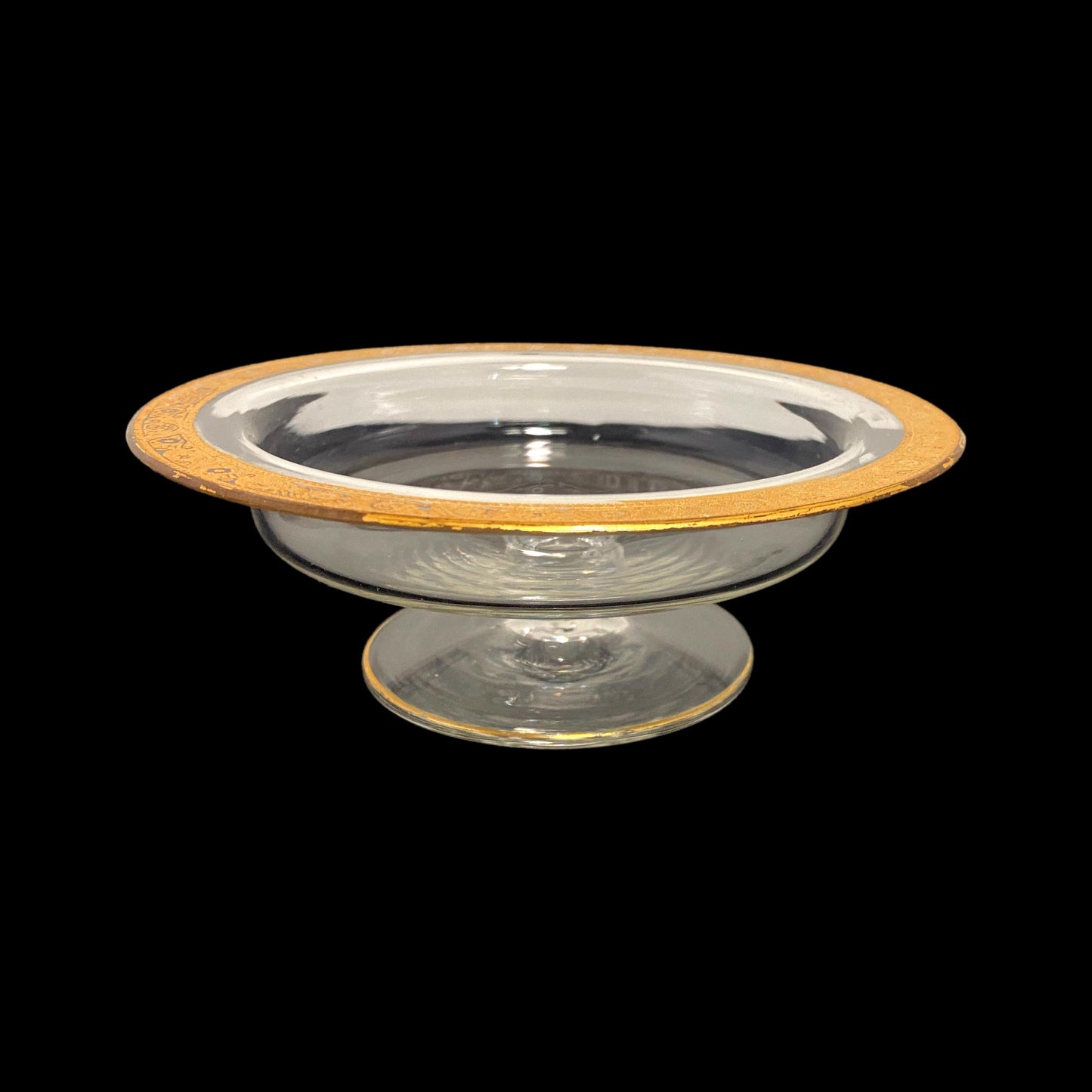 Gold Trim Candy Dish