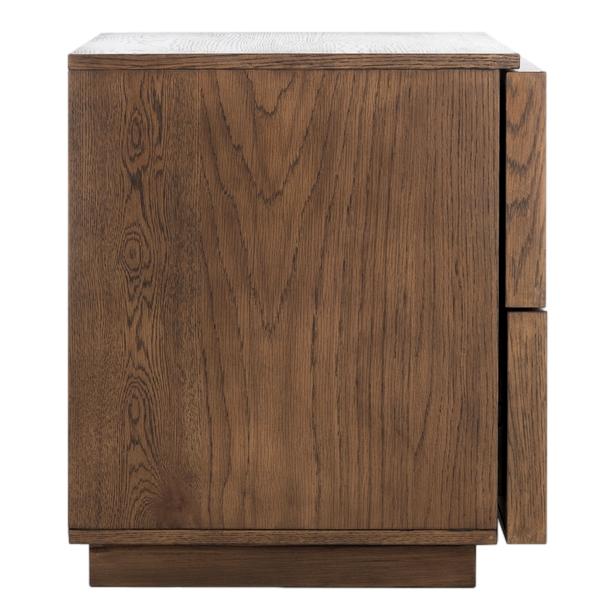 Zeus 2 Drawer Nightstand